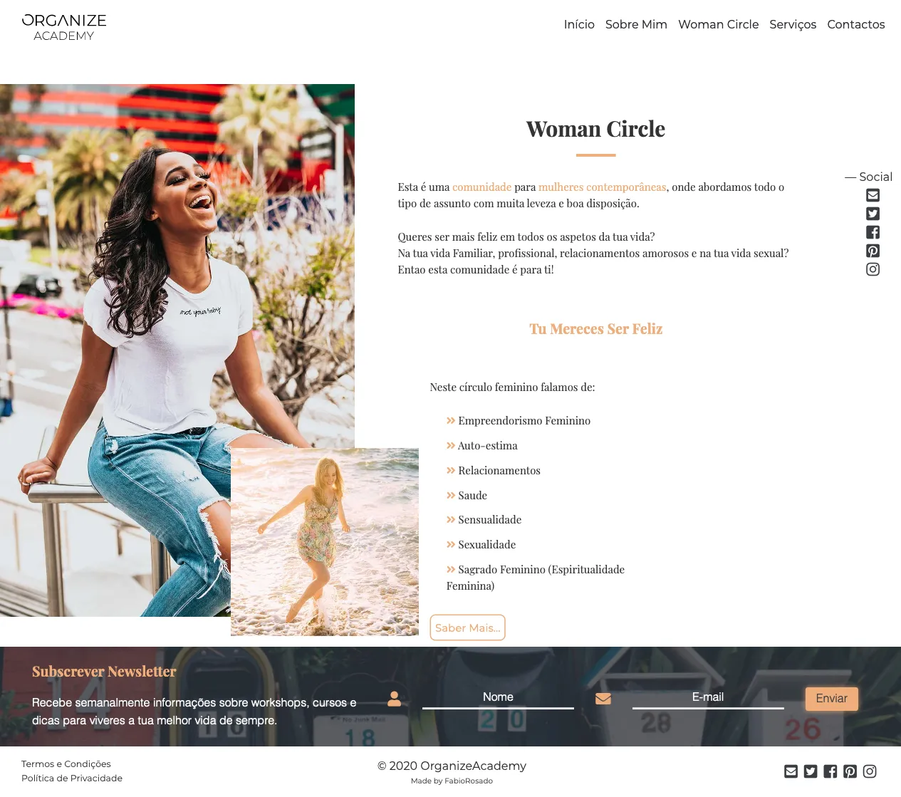 Woman Circle Page