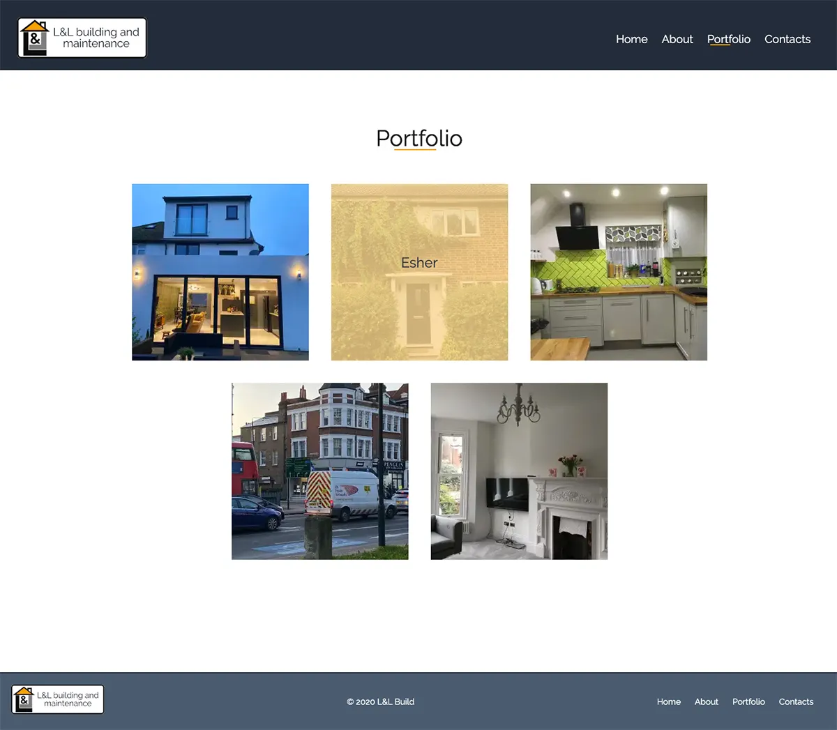 LandL Build Portfolio Page