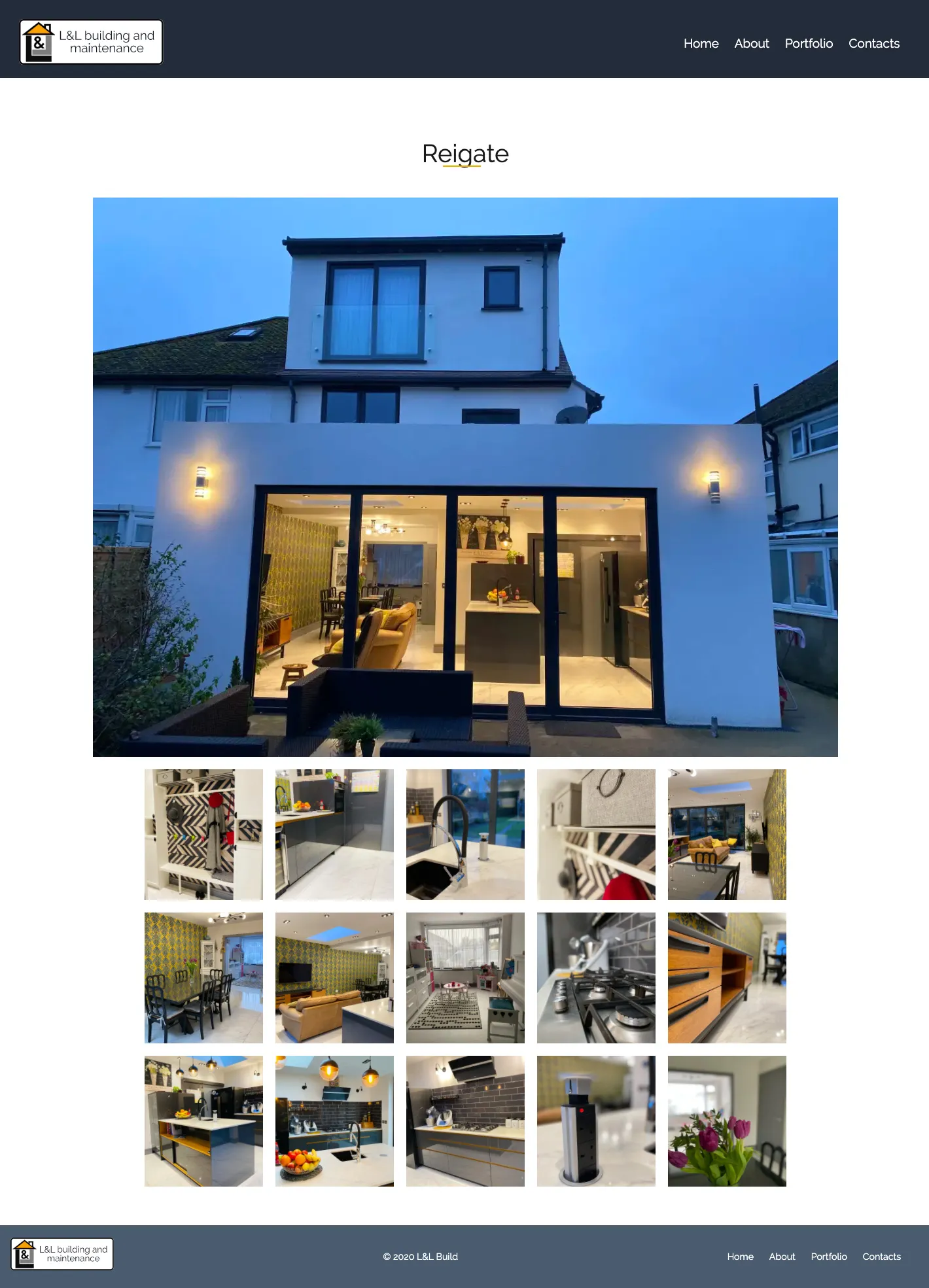 LandL Build Portfolio Item Page