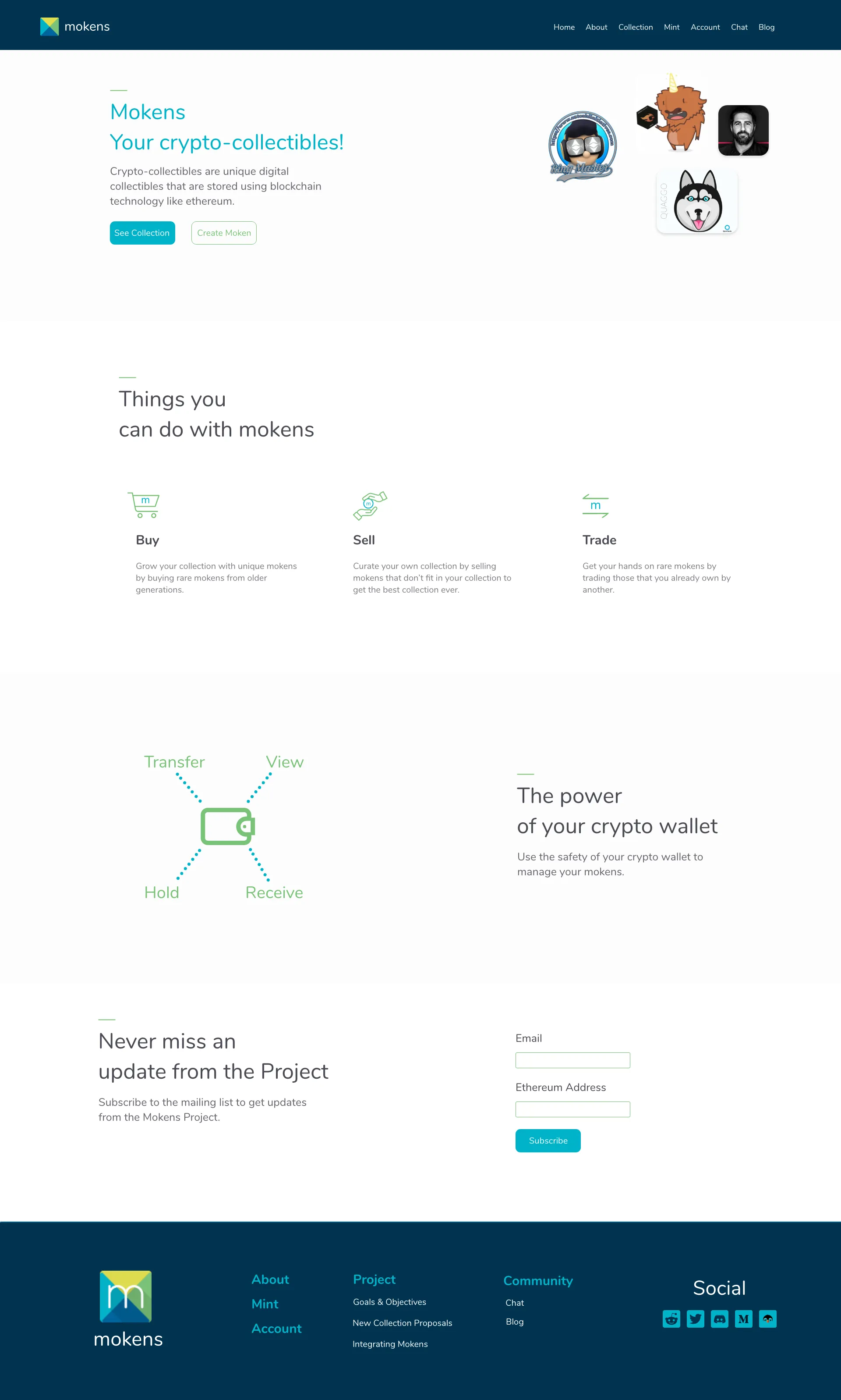 Home Page Light Theme